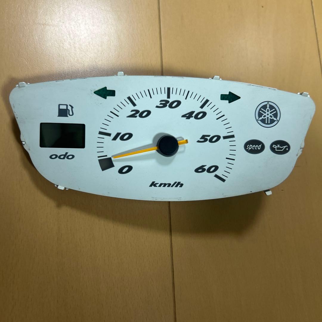 ジョグ SA16 リモコンジョグ メーター 実働　距離浅　ヤマハ