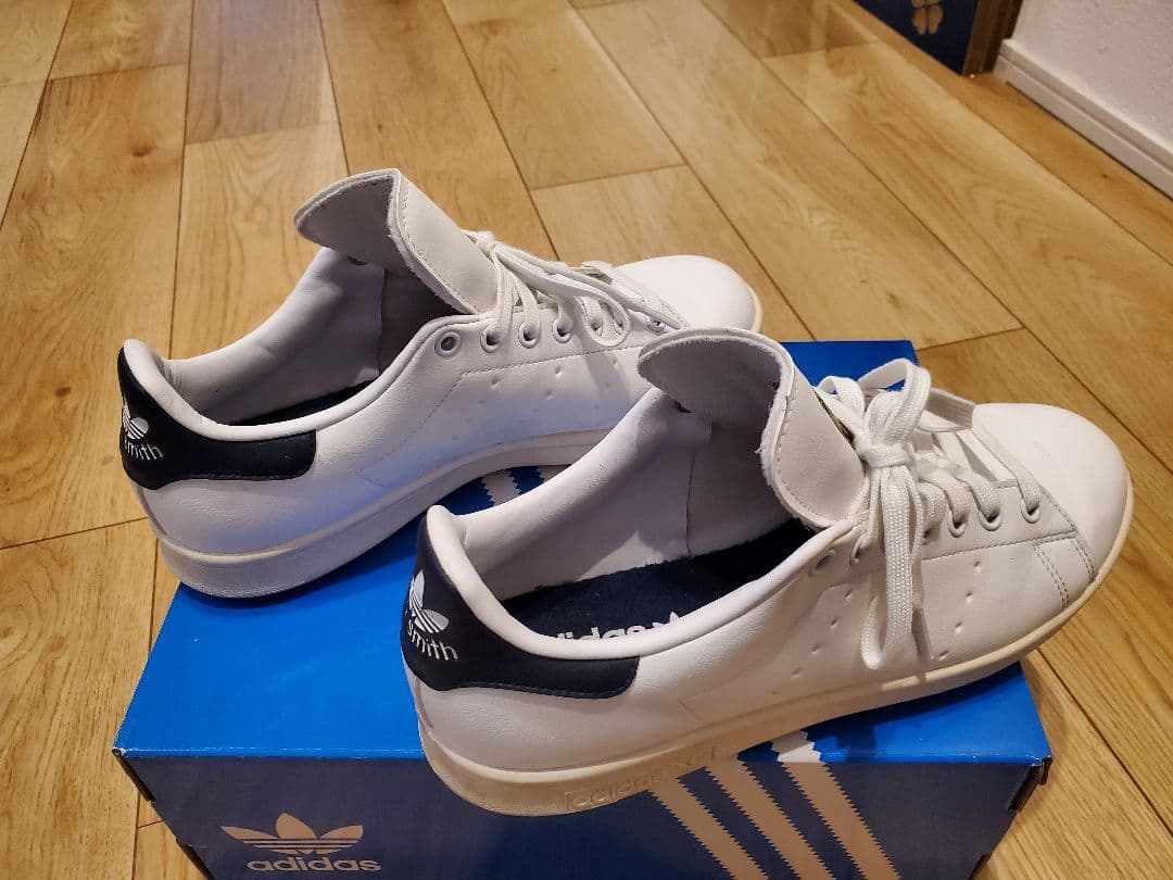 『ほぼ新品』adidas Stan Smith ホワイト/ネイビー