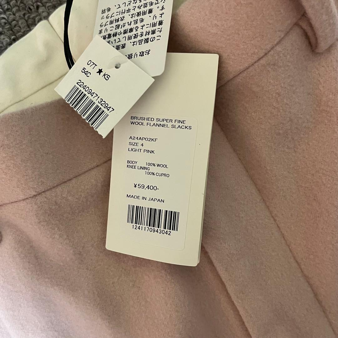 パンツ BRUSHED SUPER FINE WOOL FLANNEL SLACKS 4