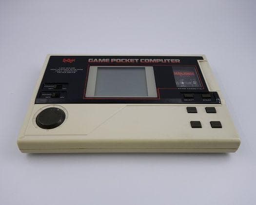 動作品 エポック社 ゲームポケコン 麻雀カセット付き