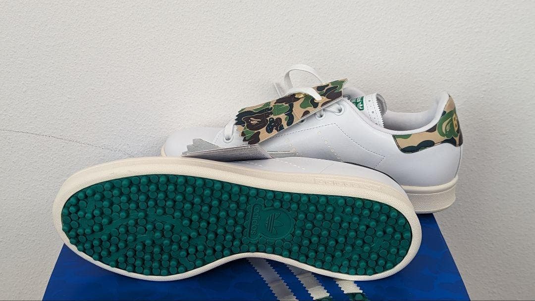 新品未使用 BAPE×ADIDAS スタンスミスゴルフ　アディダス 26.5