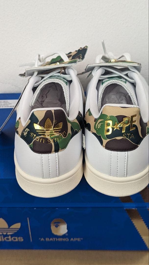 新品未使用 BAPE×ADIDAS スタンスミスゴルフ　アディダス 26.5