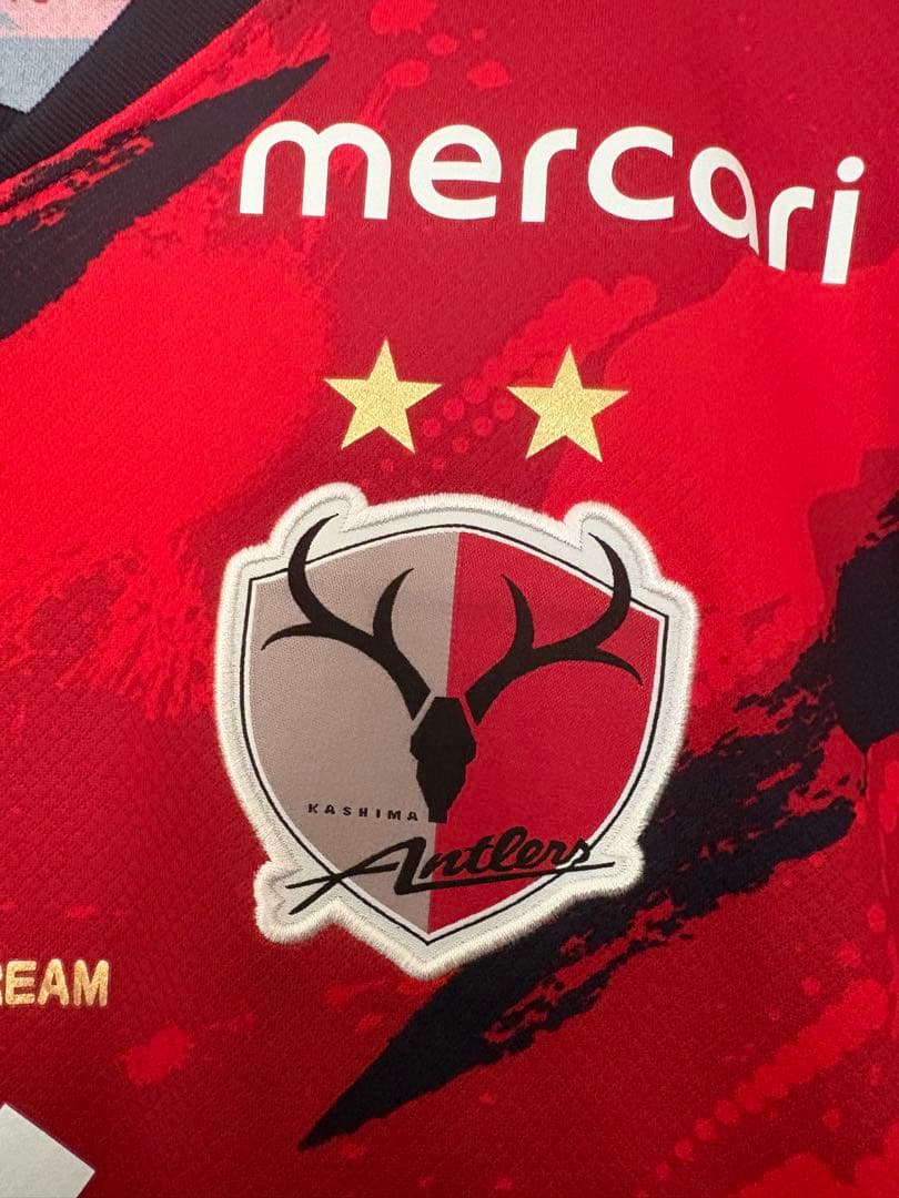 2025 鹿島アントラーズ　レプリカユニフォーム　鈴木優磨選手　サイズ　M