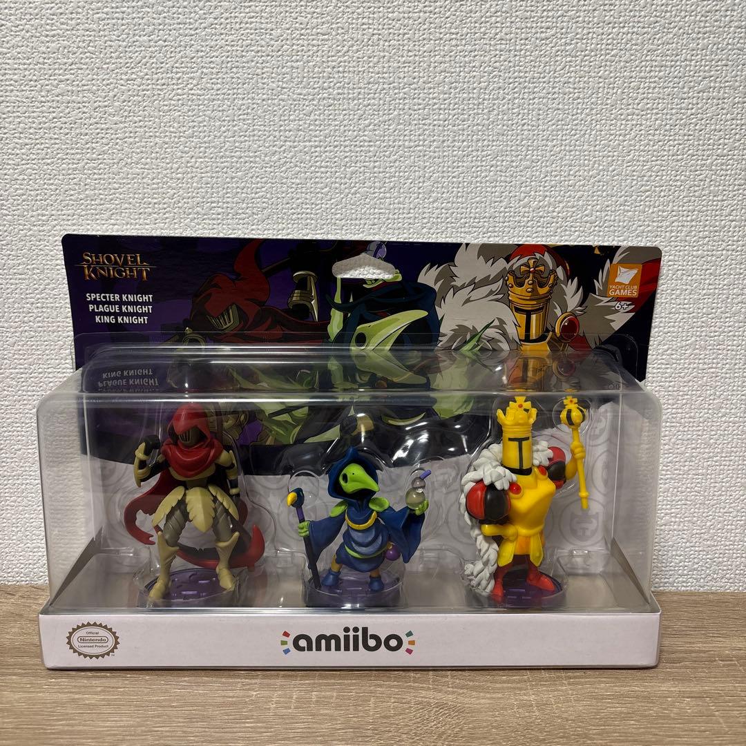 限定 amiibo ショベルナイト スペクター プレイグ キング 3体セット