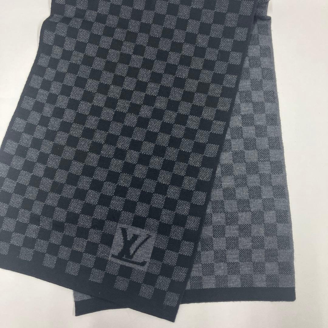正規保証LOUIS VUITTON ダミエパターン　マフラー