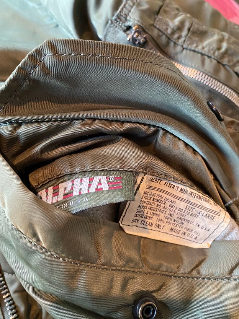 g*n様 ヴィンテージ ALPHA MA-1 フライトジャケット 80s USA