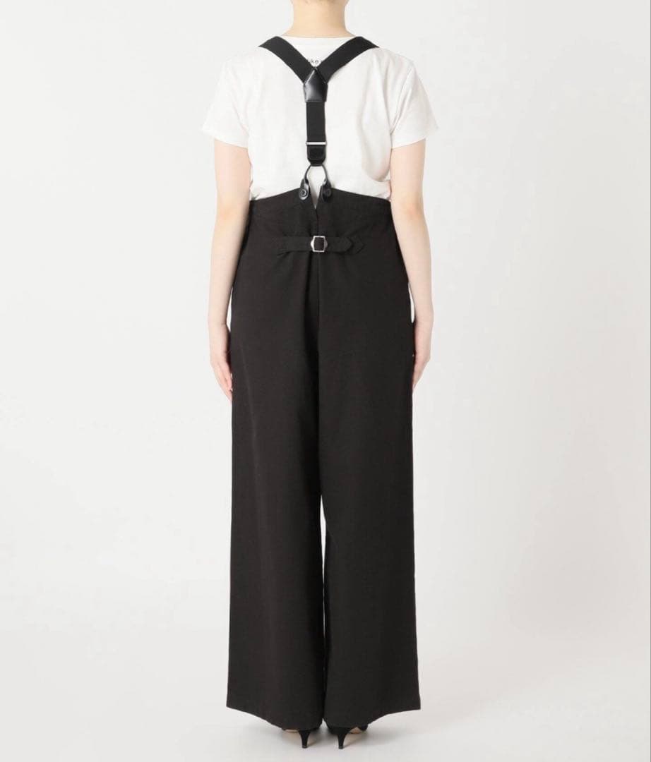 【Spick&Span/スピックアンドスパン】サスペンダー付きワーカーパンツ