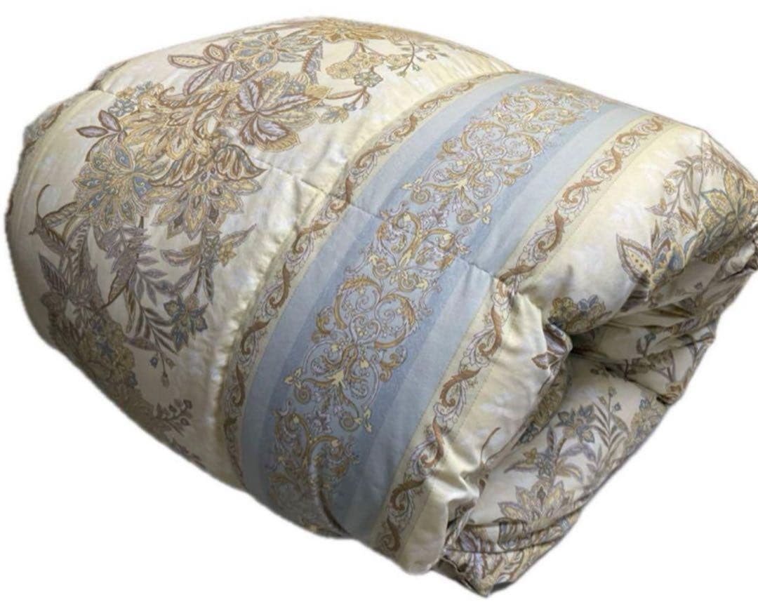 日本製　高級羽毛布団　ダワン90% フェザー10% 詰物1.4キロ