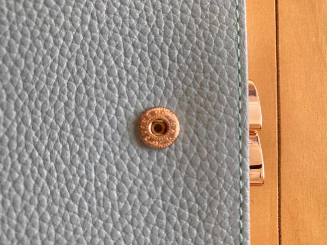 【未使用】皇居限定　菊葉文化協会　がま口財布　ブルー