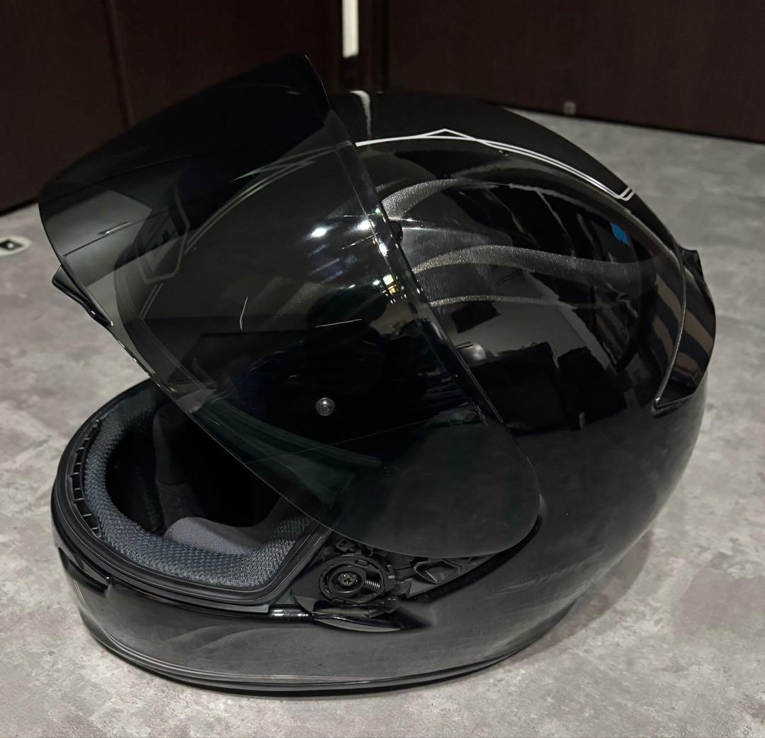 SHOEI フルフェイスヘルメット 黒　要インナー交換