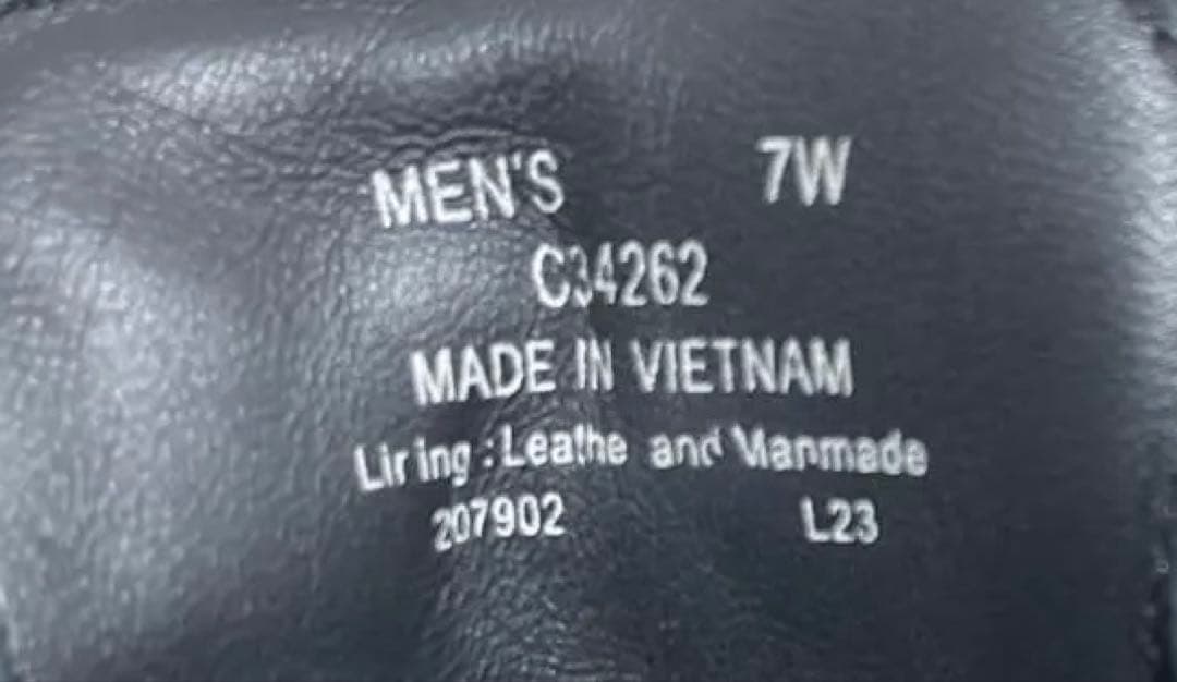 最終セールコールハーンブラックレザーウィングチップシューズ7WグラウンドZERO