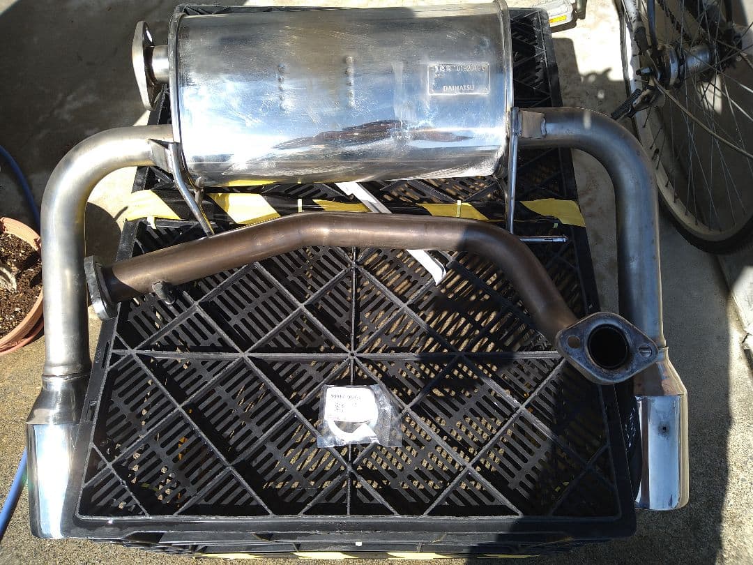 コペン　la400k GRコペン　hks マフラー