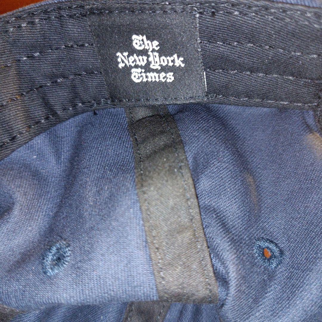 The New York times キャップ　ネイビー　新品未使用