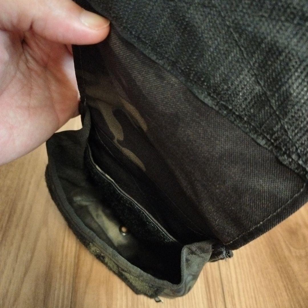 実物 spiritus systems jstaポーチ ブラックマルチカム