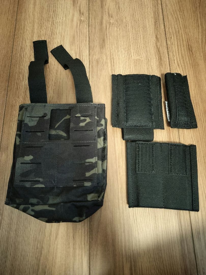 実物 spiritus systems jstaポーチ ブラックマルチカム