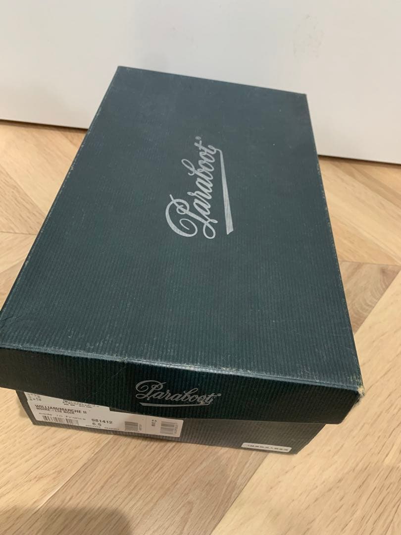 K*様 パラブーツ ウィリアム 黒 6.5