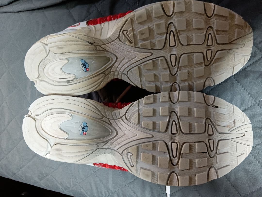 Supreme トレーニングシューズ レッド/ホワイト28.5センチ