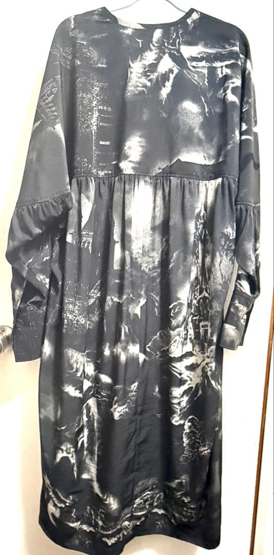 Y's ダーク柄 シャツワンピース