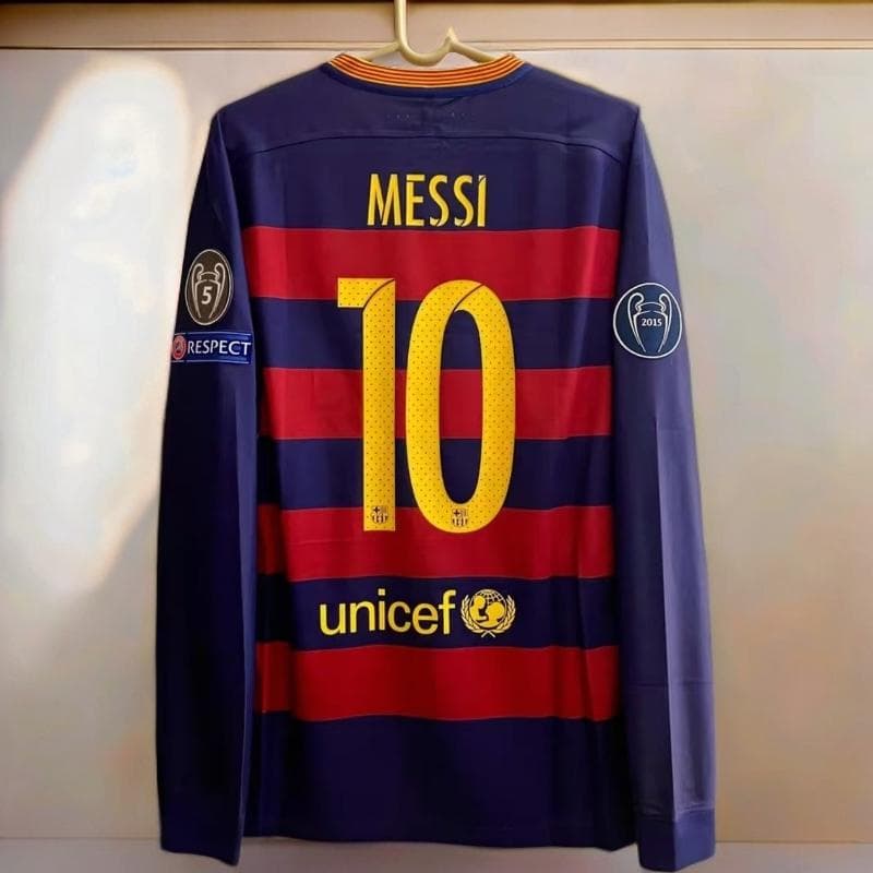 15-16 バルセロナ メッシ 10番 長袖 シャツ MESSI