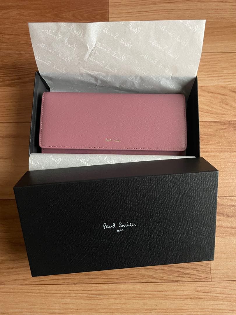Paul Smith ピンク 長財布