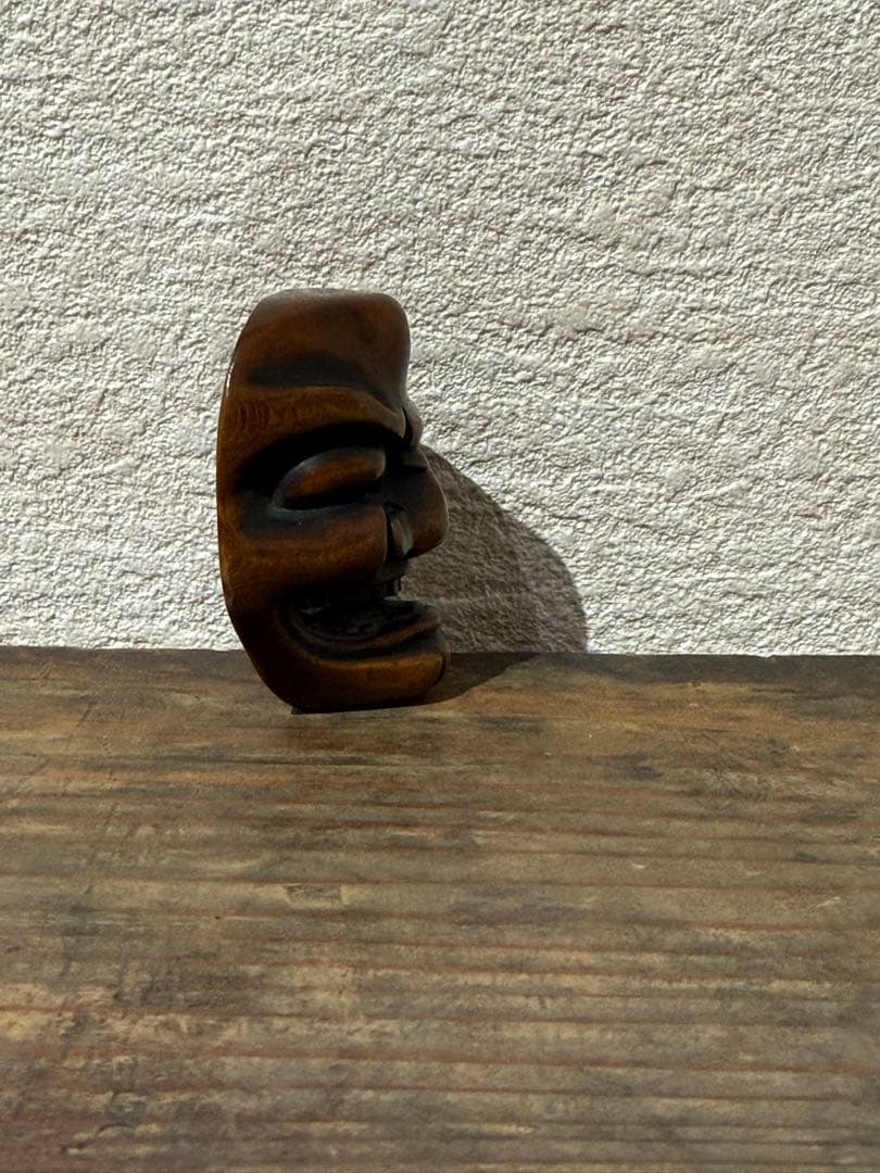 根付　お面　能面　鬼神