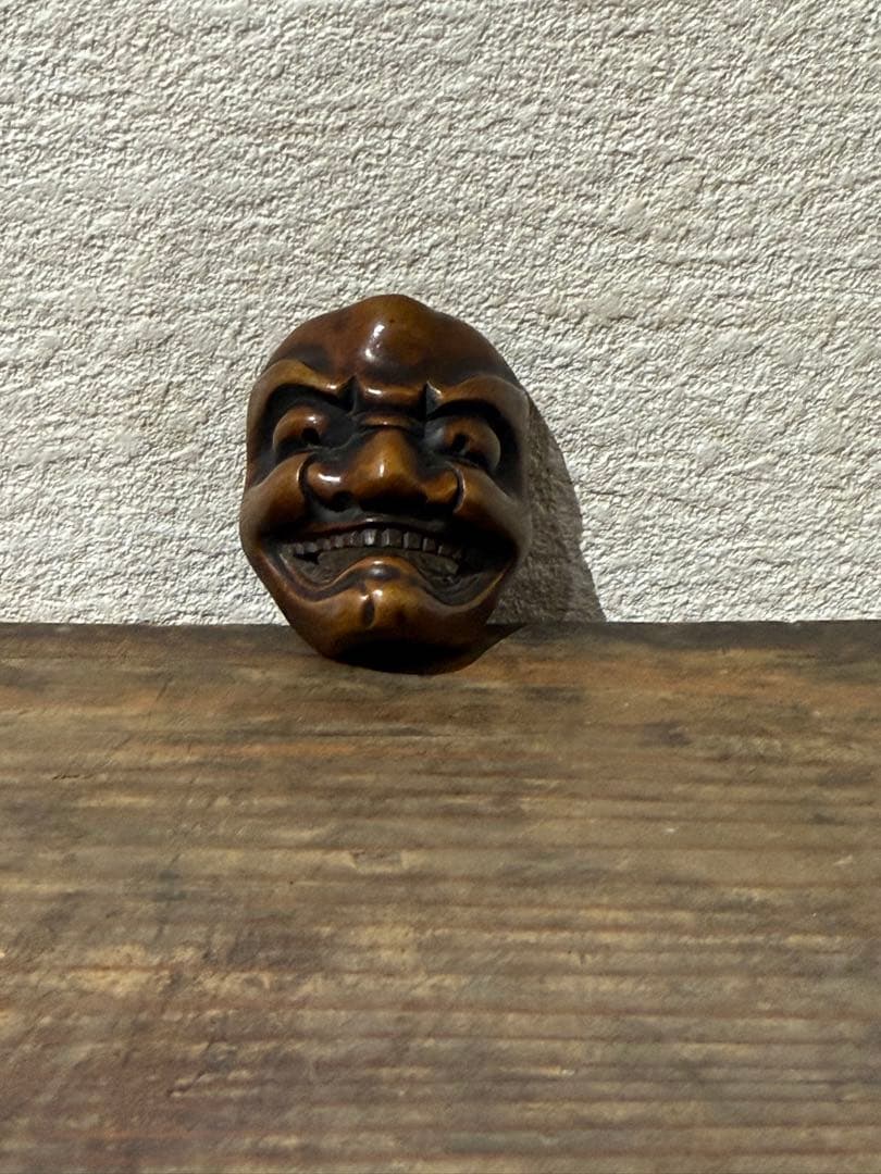 根付　お面　能面　鬼神