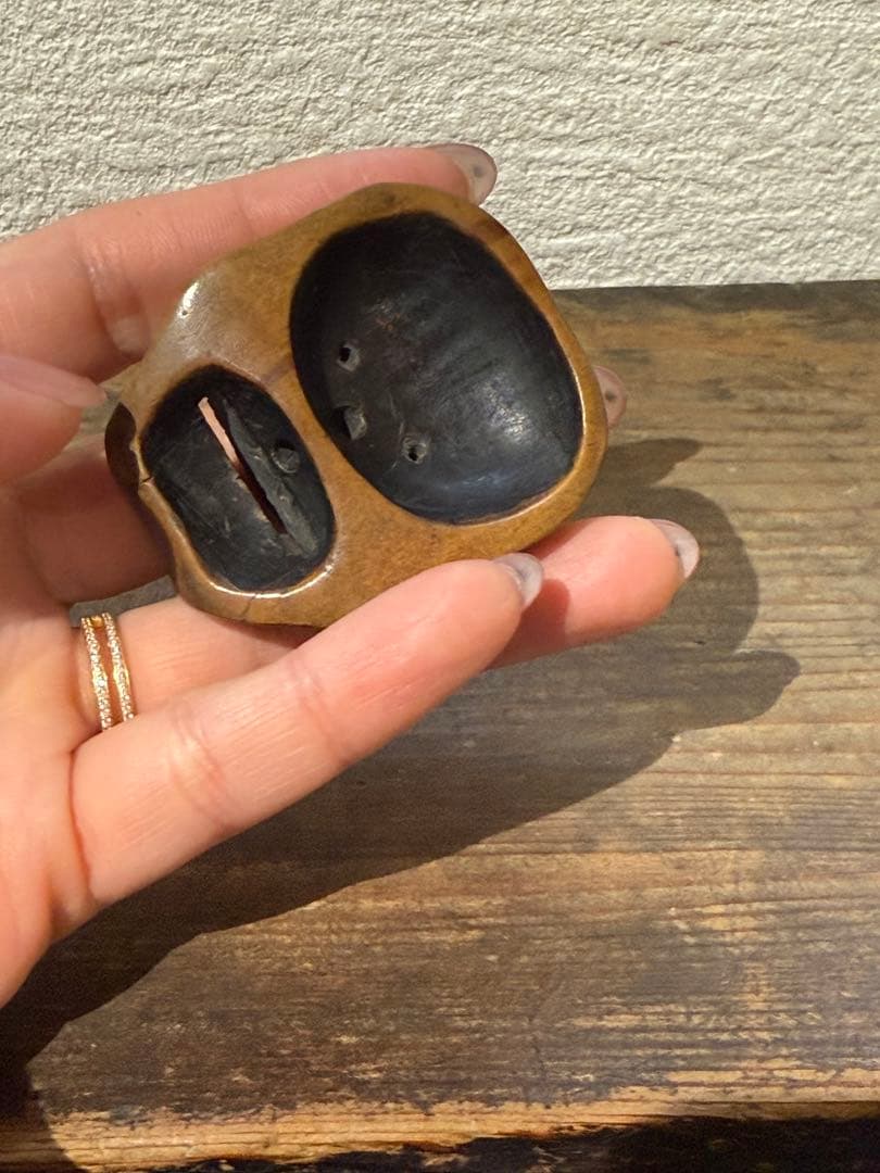 根付　お面　能面　鬼神