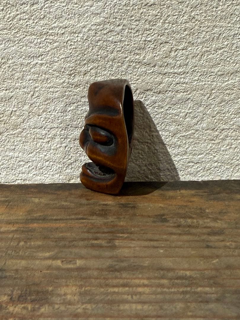 根付　お面　能面　鬼神