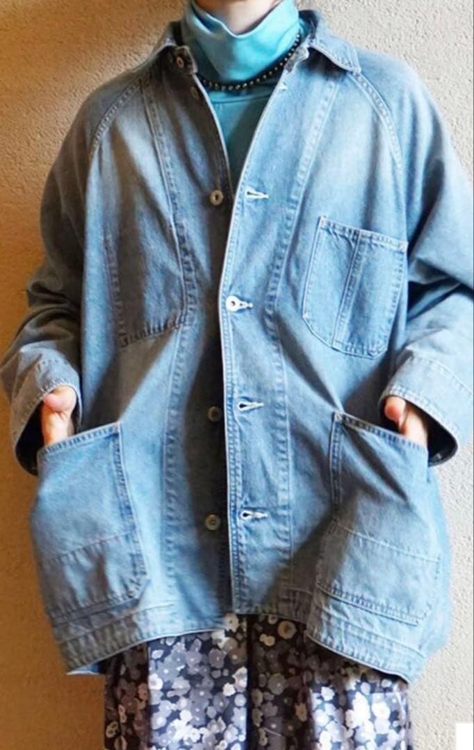 ジャーナルスタンダードラックス　100Zデニムワークカバーオール