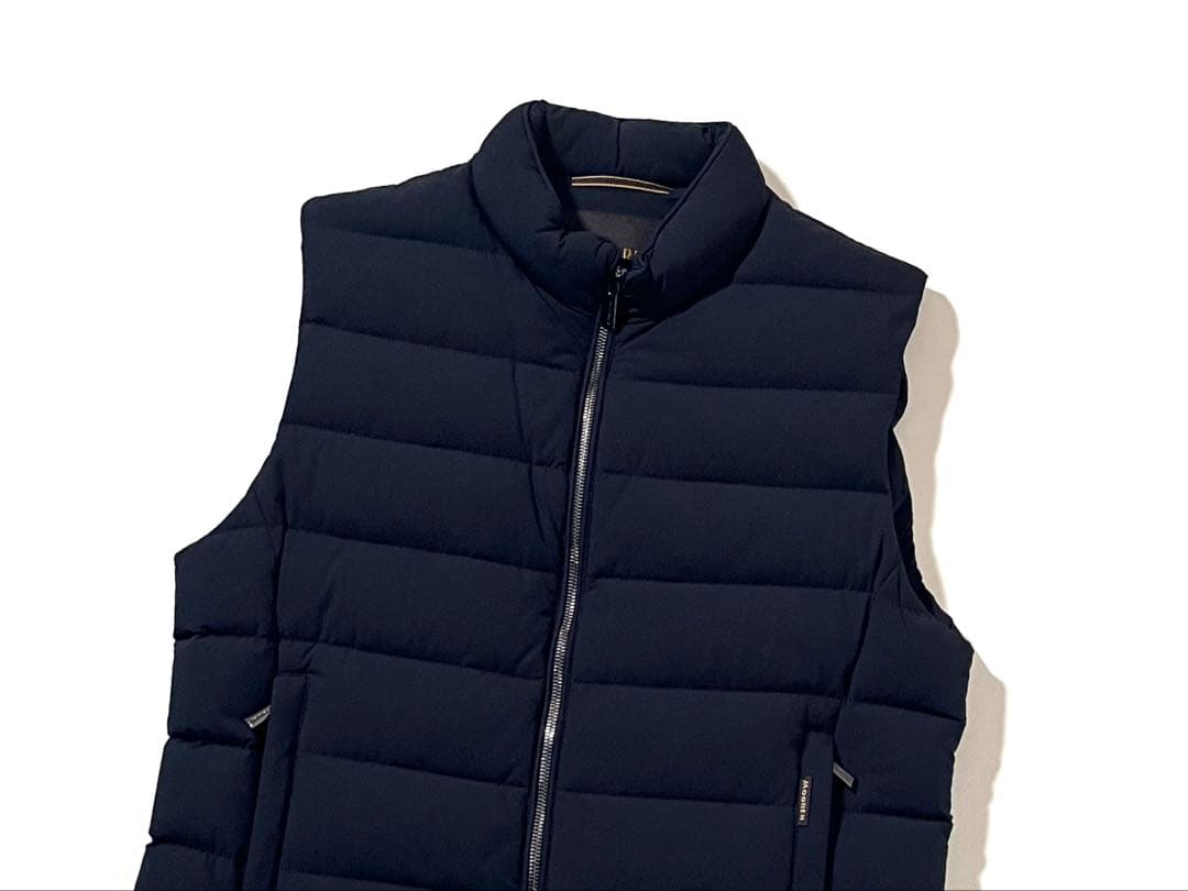 【美品】MOORER/ムーレー　ダウンベスト　オリバー/OLIVER　ネイビー