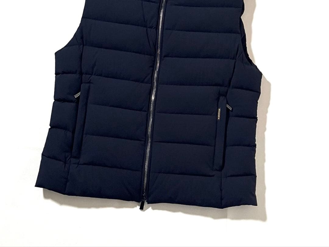 【美品】MOORER/ムーレー　ダウンベスト　オリバー/OLIVER　ネイビー