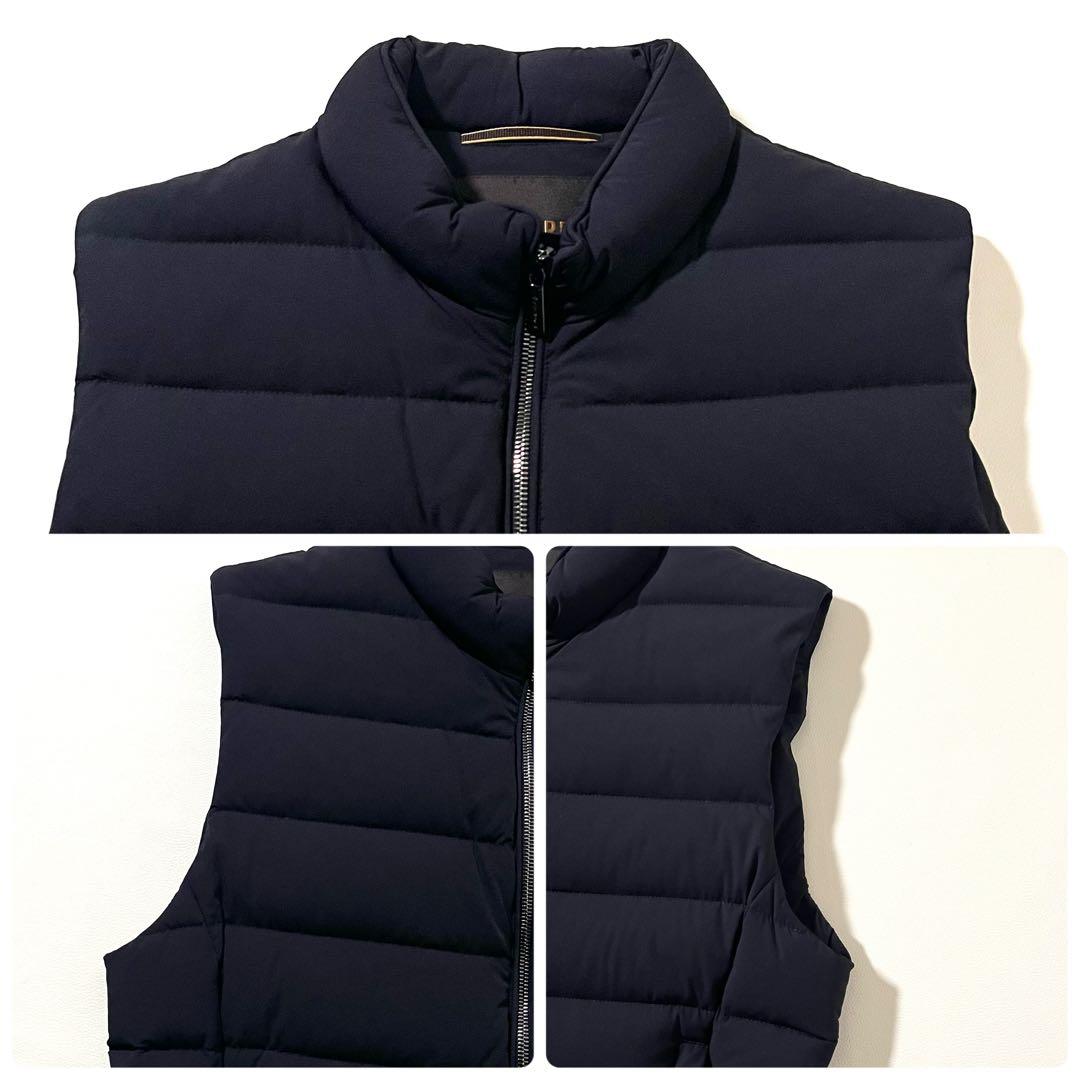 【美品】MOORER/ムーレー　ダウンベスト　オリバー/OLIVER　ネイビー