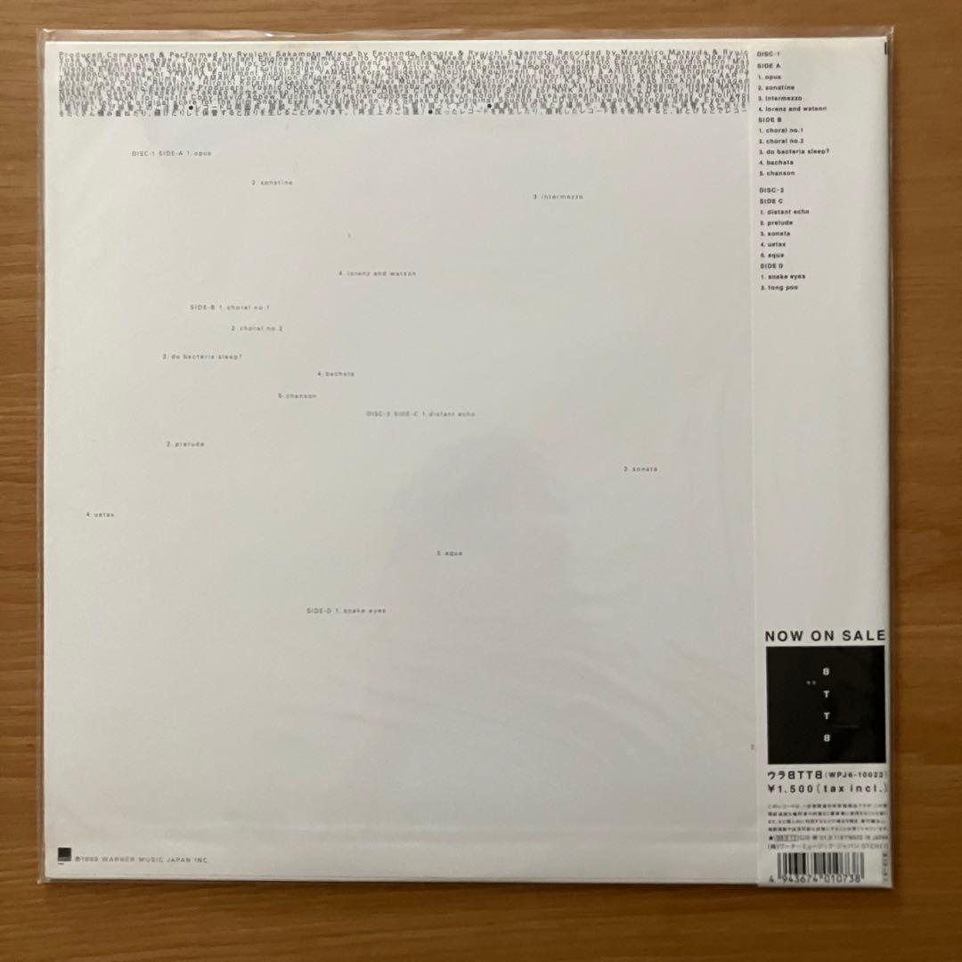 坂本龍一　レコード　BTTB