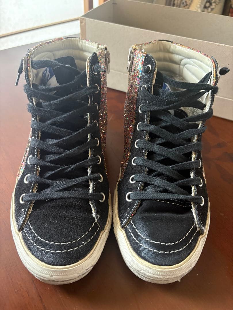 ゴールドグース　グリッタースニーカー38