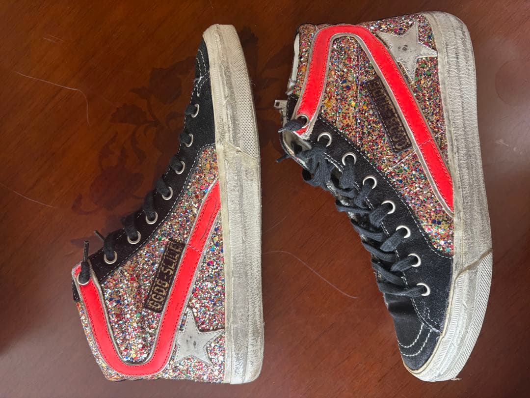 ゴールドグース　グリッタースニーカー38