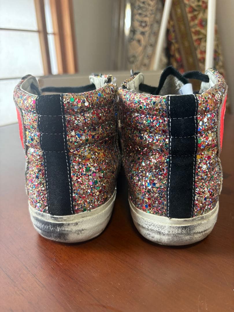 ゴールドグース　グリッタースニーカー38