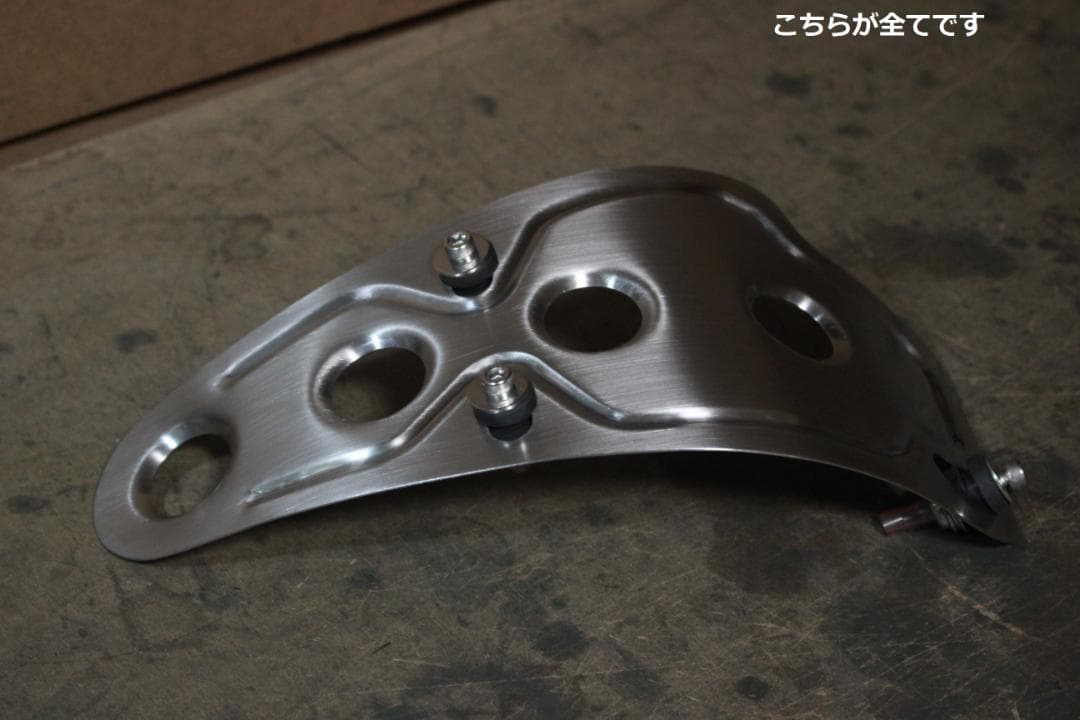 SR400ステンレス バーリングアンダーガード ロング