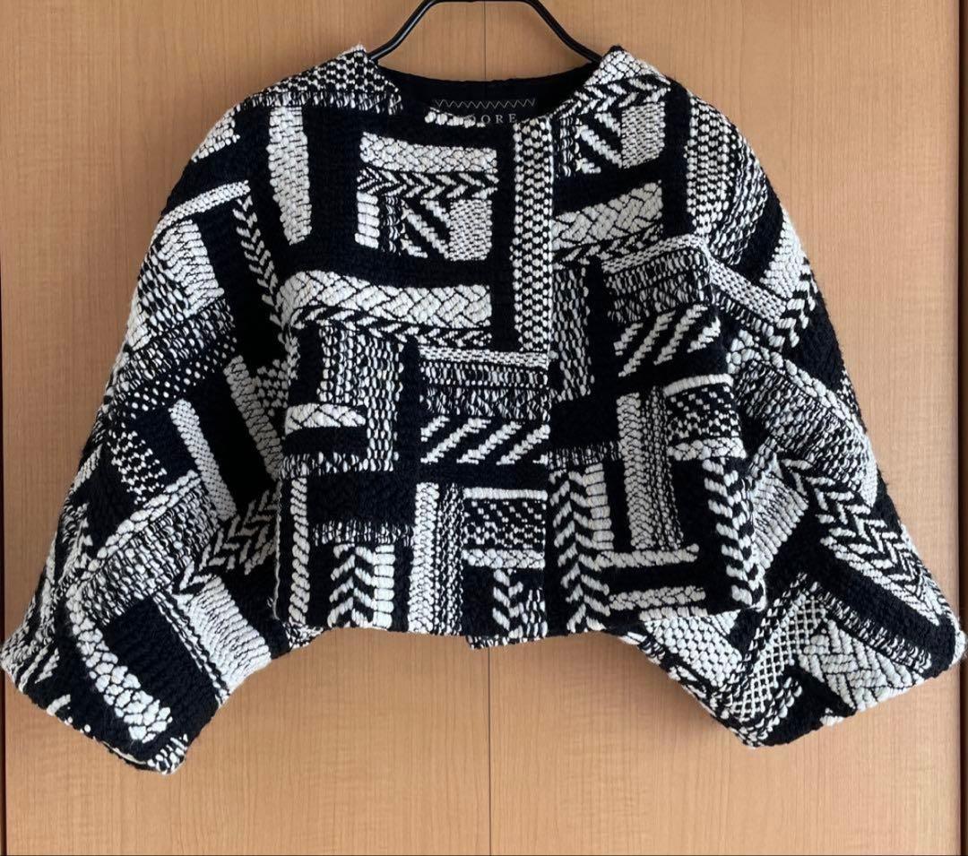 お値下げ❣️ADORE アドーア コクーンノーカラーショートジャケット✨