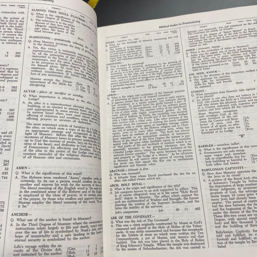 聖書　フリーメーソン 古書