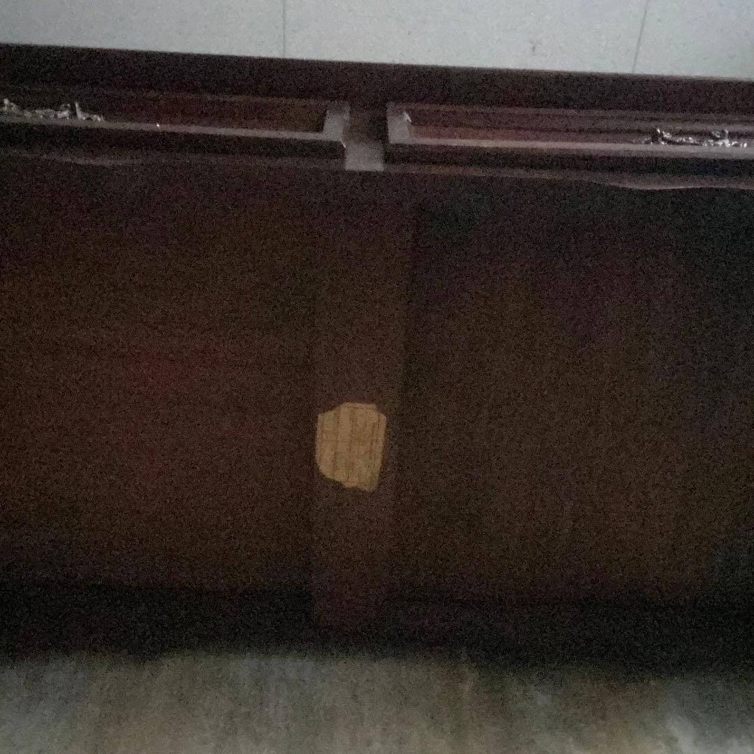 クラシックスタイル　欄干付きデスク　囲い付き机　アンティークレトロ　②