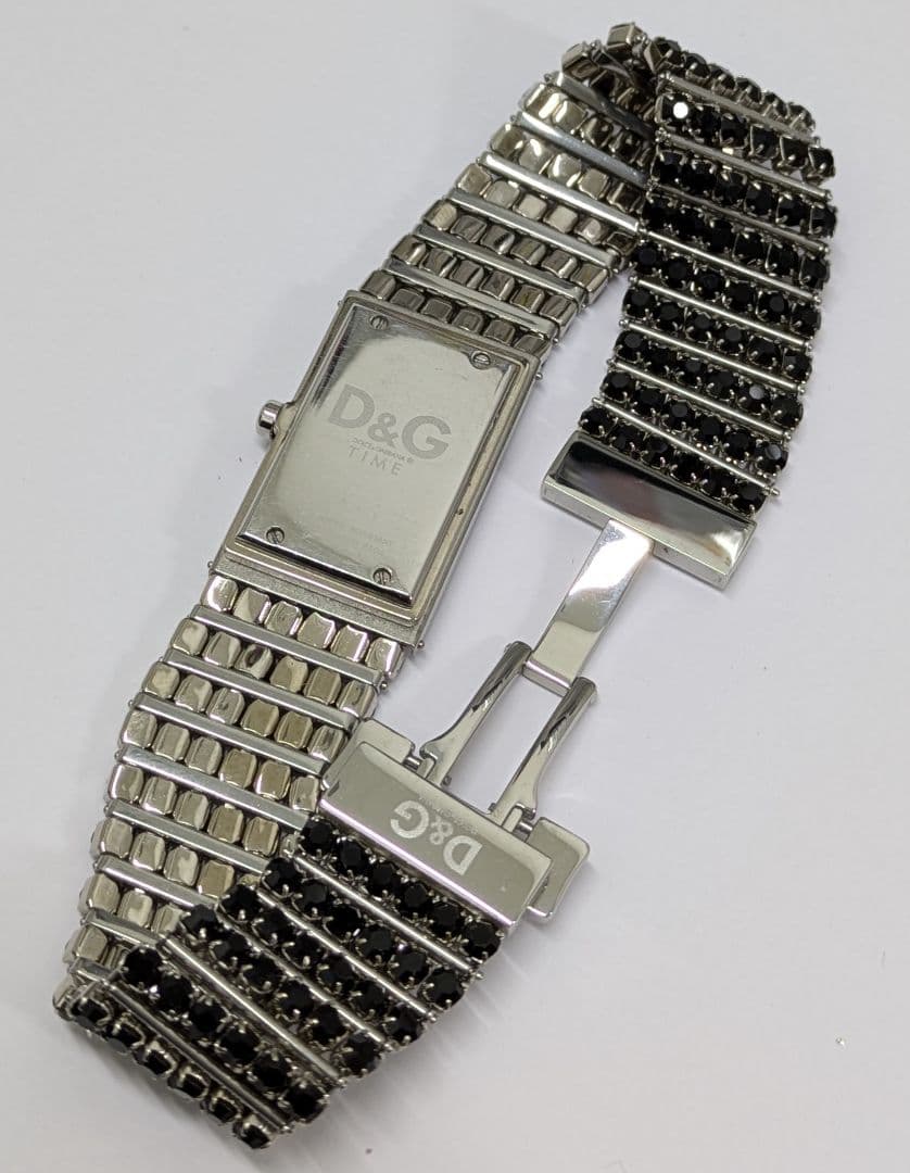D&G ドルガバ　レディースウォッチ　ドレス　腕時計　ラインストーン