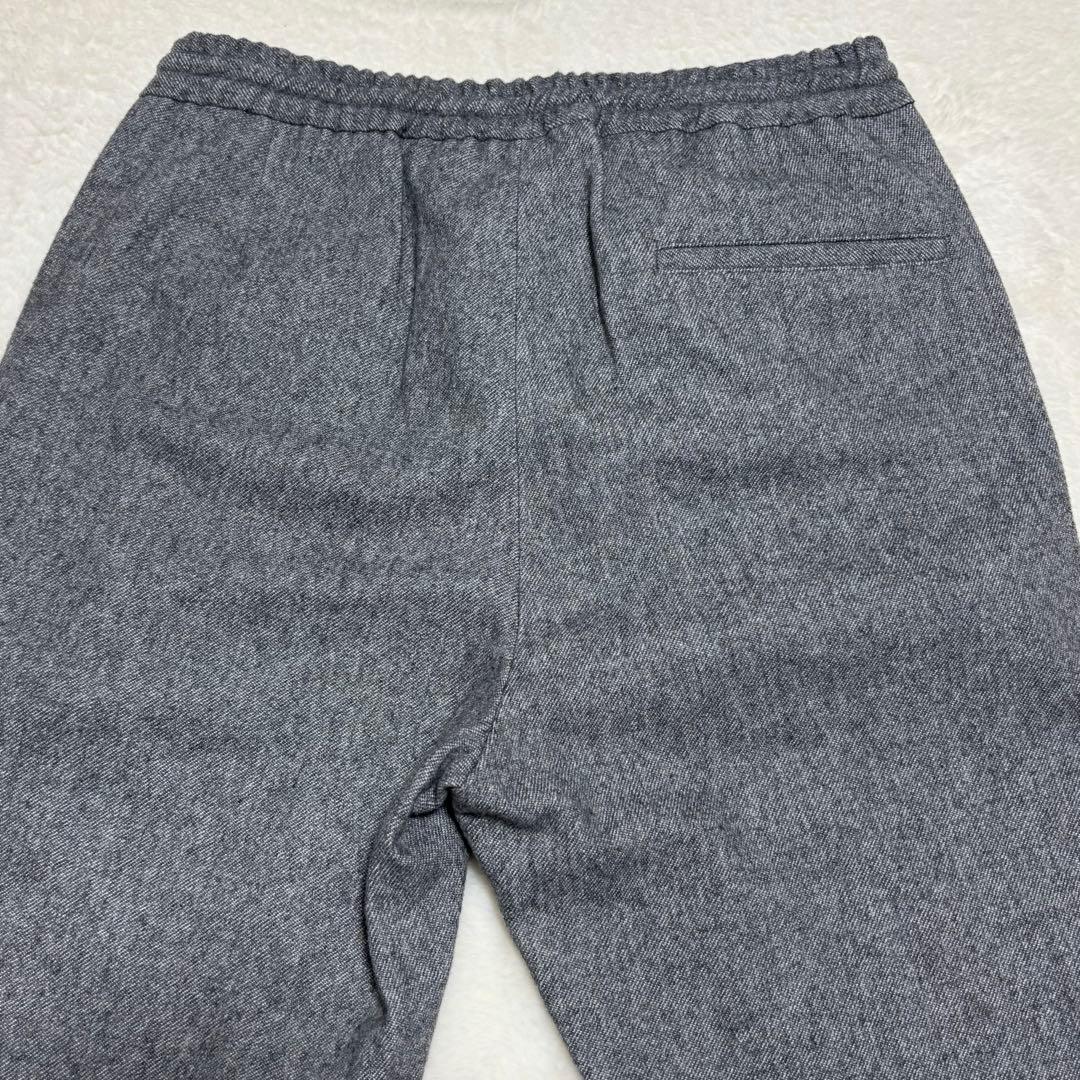 【極美品】 GTA DESIGN ジーティーアー スリム カシミヤ混 スラックス