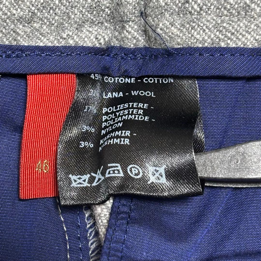 【極美品】 GTA DESIGN ジーティーアー スリム カシミヤ混 スラックス