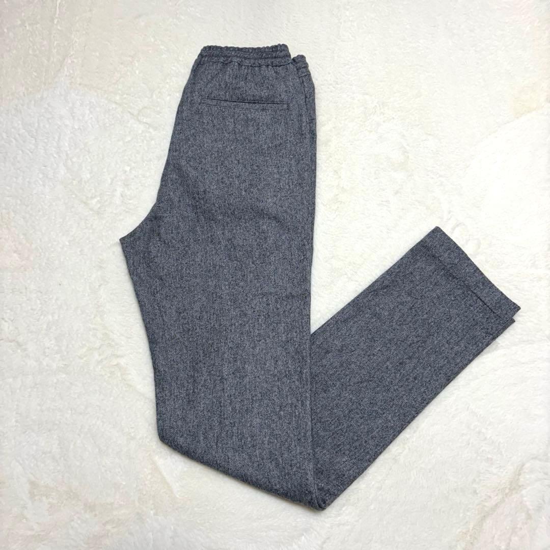 【極美品】 GTA DESIGN ジーティーアー スリム カシミヤ混 スラックス