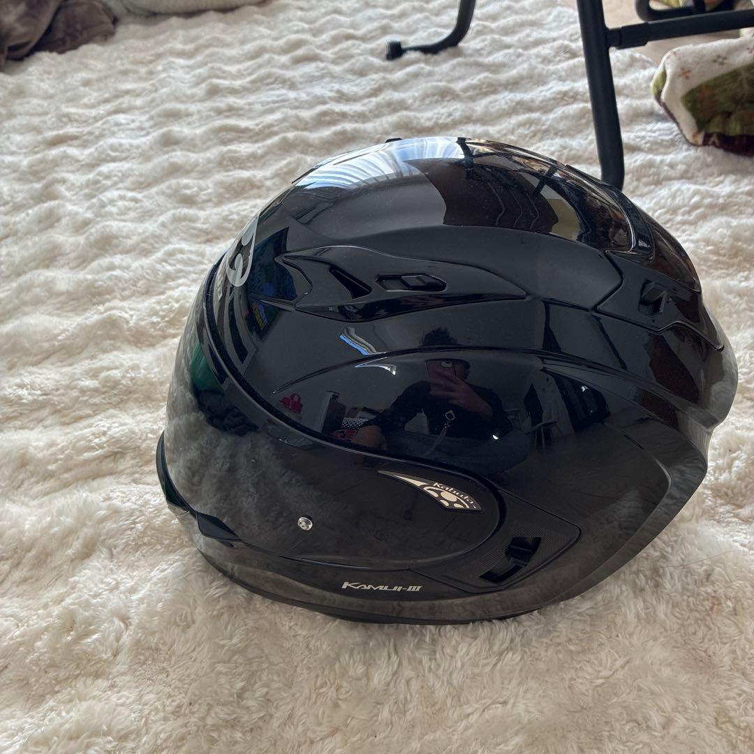 けだま Kabuto フルフェイスヘルメット ブラック