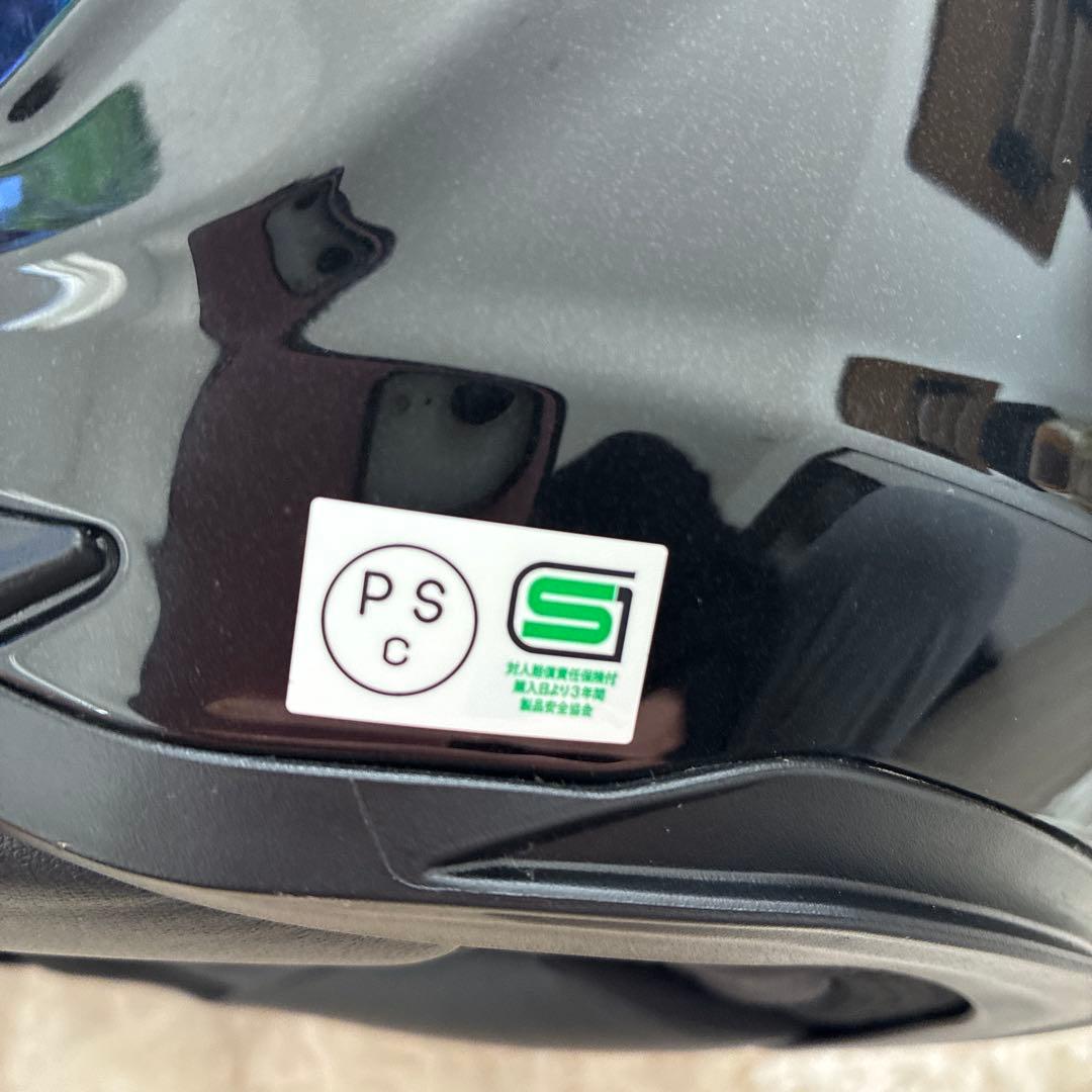 けだま Kabuto フルフェイスヘルメット ブラック