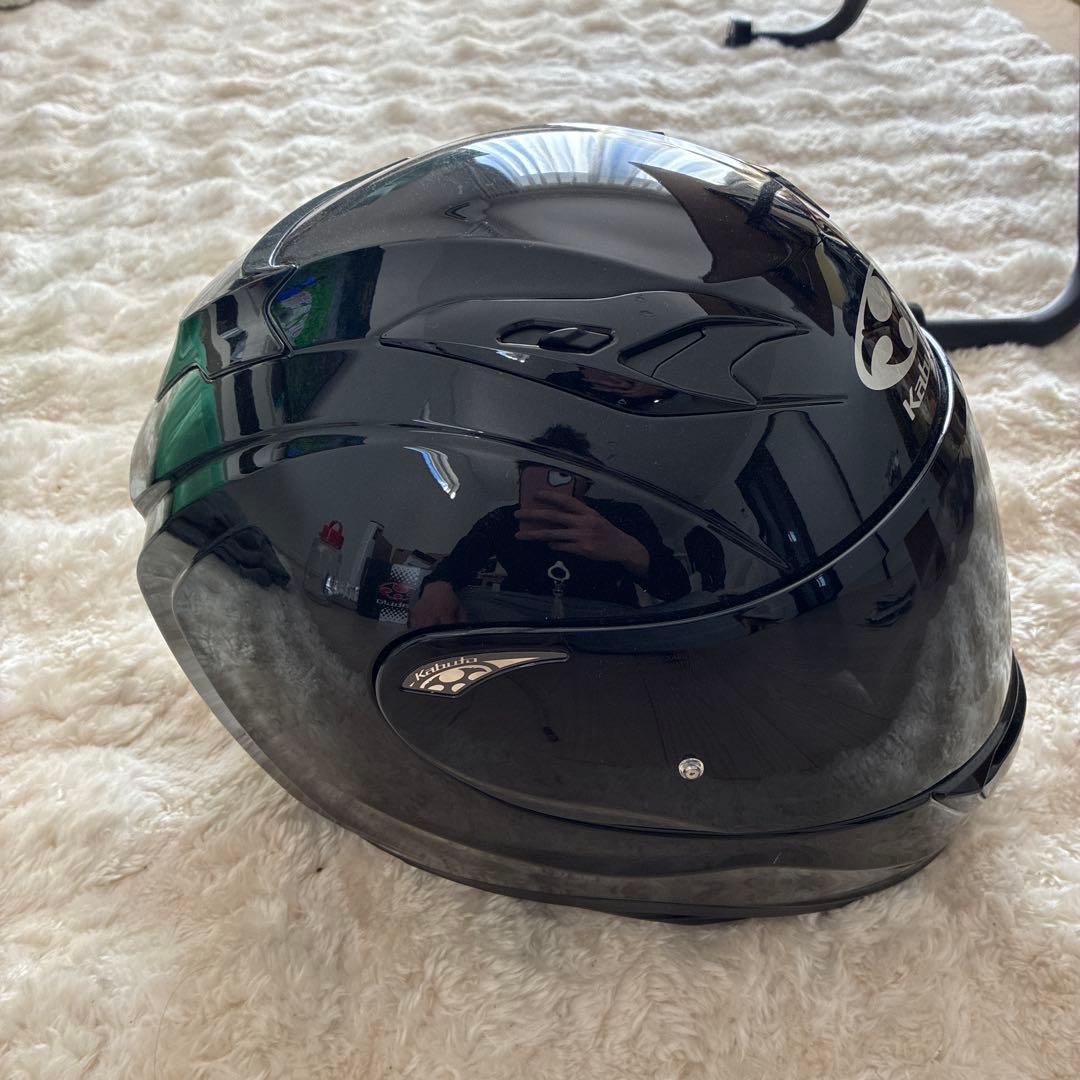 けだま Kabuto フルフェイスヘルメット ブラック