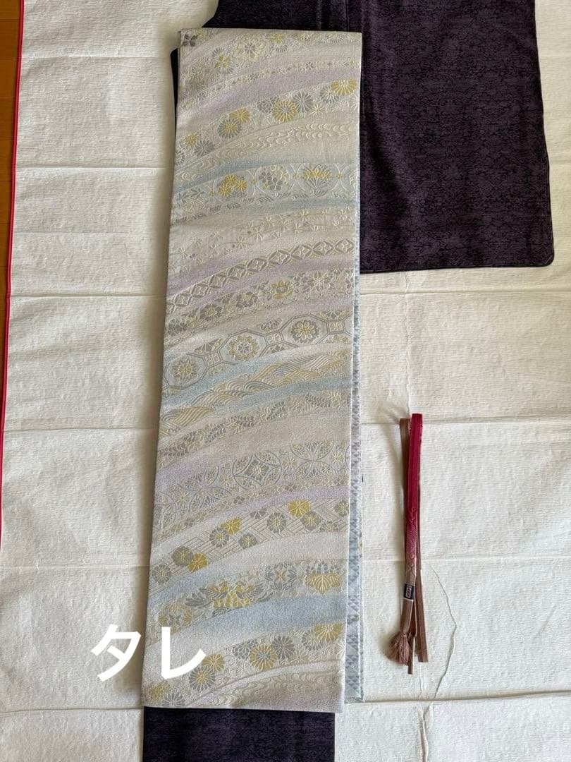 eoka様　西陣まいづる　フォーマル袋帯　銀彩宝飾文