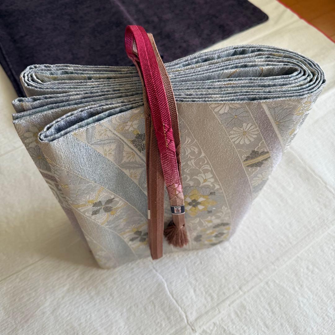 eoka様　西陣まいづる　フォーマル袋帯　銀彩宝飾文
