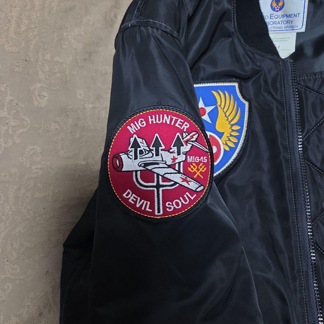 【美品】　テッドマン　MA-1 フライトジャケット　短丈